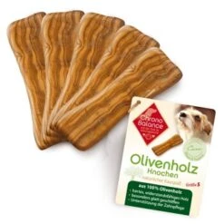 ChronoBalance Olivenholz Kauknochen Für Hunde 350 G