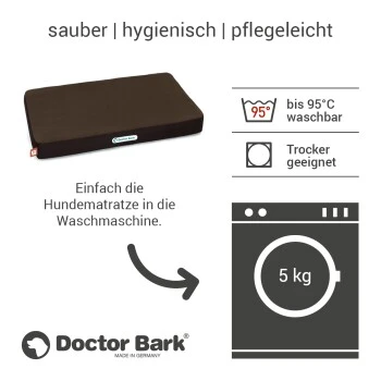 Doctor Bark Hundematratze Braun M 7 Doctor Bark Hundematratze Braun M – Bild 5