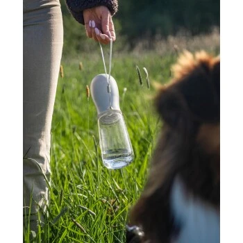 Lionto Hundetrinkflasche Für Unterwegs Grau 0,5 Cm³ 4 Lionto Hundetrinkflasche Für Unterwegs Grau 0,5 Cm³ – Bild 2