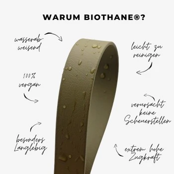 THE DOG IDEA Biothane Halsband Mint Schwarz XS 7 THE DOG IDEA Biothane Halsband Mint Schwarz XS – Bild 5