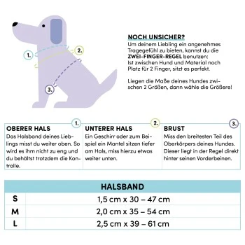 STUCH Hundehalsband Gepolstert U. Verstellbar Dunkelblau S 4 STUCH Hundehalsband Gepolstert U. Verstellbar Dunkelblau S – Bild 2