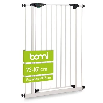 Bomi Türschutzgitter Extrahoch 107 Cm - Mira 73-81 Cm In Weiß Für Hunde & Katzen 3 Bomi Türschutzgitter Extrahoch 107 Cm - Mira 73-81 Cm In Weiß Für Hunde & Katzen