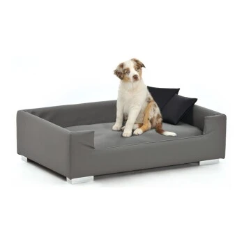 Silvio Design Hundesofa Candy Grau 4 Silvio Design Hundesofa Candy Grau – Bild 2